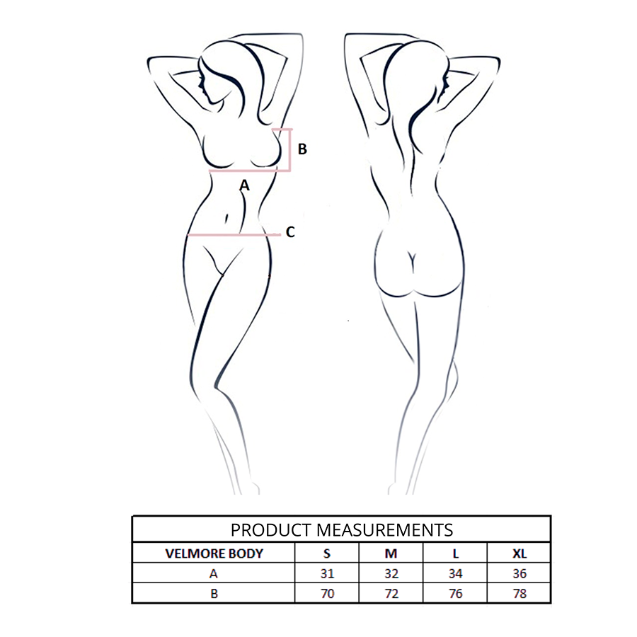 PASSION - VELMORE BODY NERO L/XL – Body – foto 4