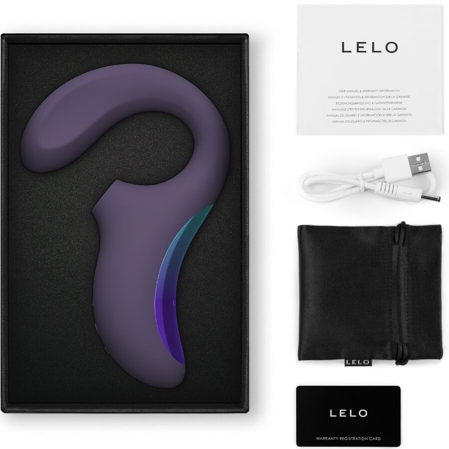 LELO - ENIGMA WAVE MASSAGGIATORE A TRIPLA VIBRAZIONE CYBER PURPLE – Vibratori a punto G – foto 3