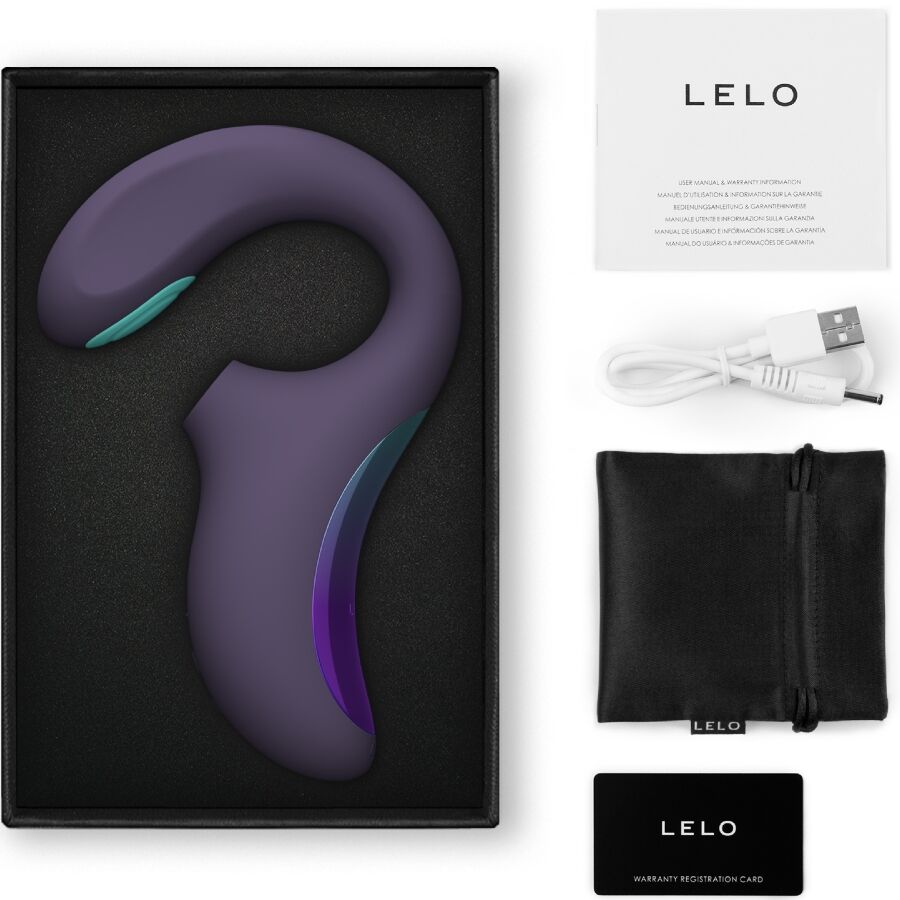 LELO - ENIGMA DOUBLE SONIC VIBRATOR POINT G CYBER PURPLE – Vibratori a punto G – foto 3