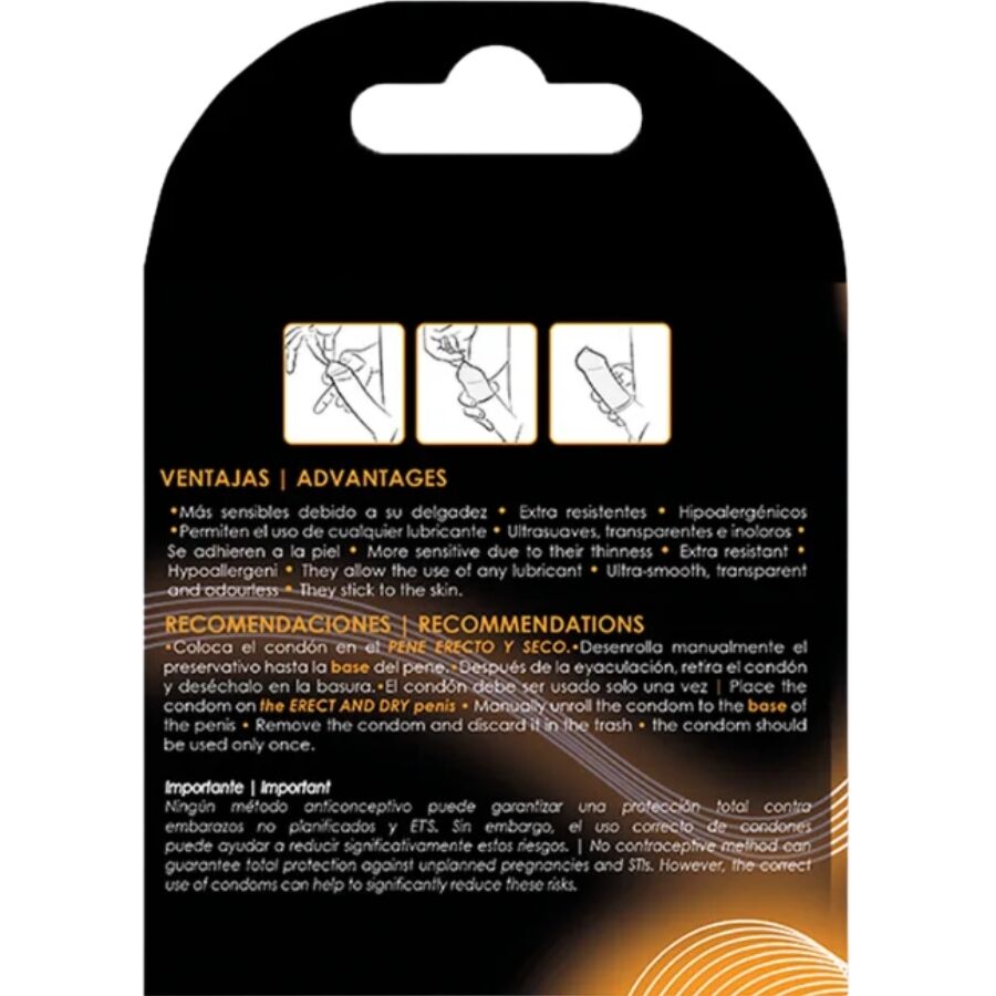 UNIQ - PRESERVATIVO SENZA LATTICE CLASSIC 3 UNITÀ – Senza latex – foto 2