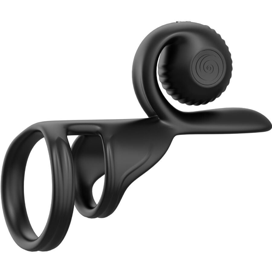 SNAIL VIBE - JOVI COUPLES RING TELECOMANDO NERO – Cockring con vibrazione – foto 3