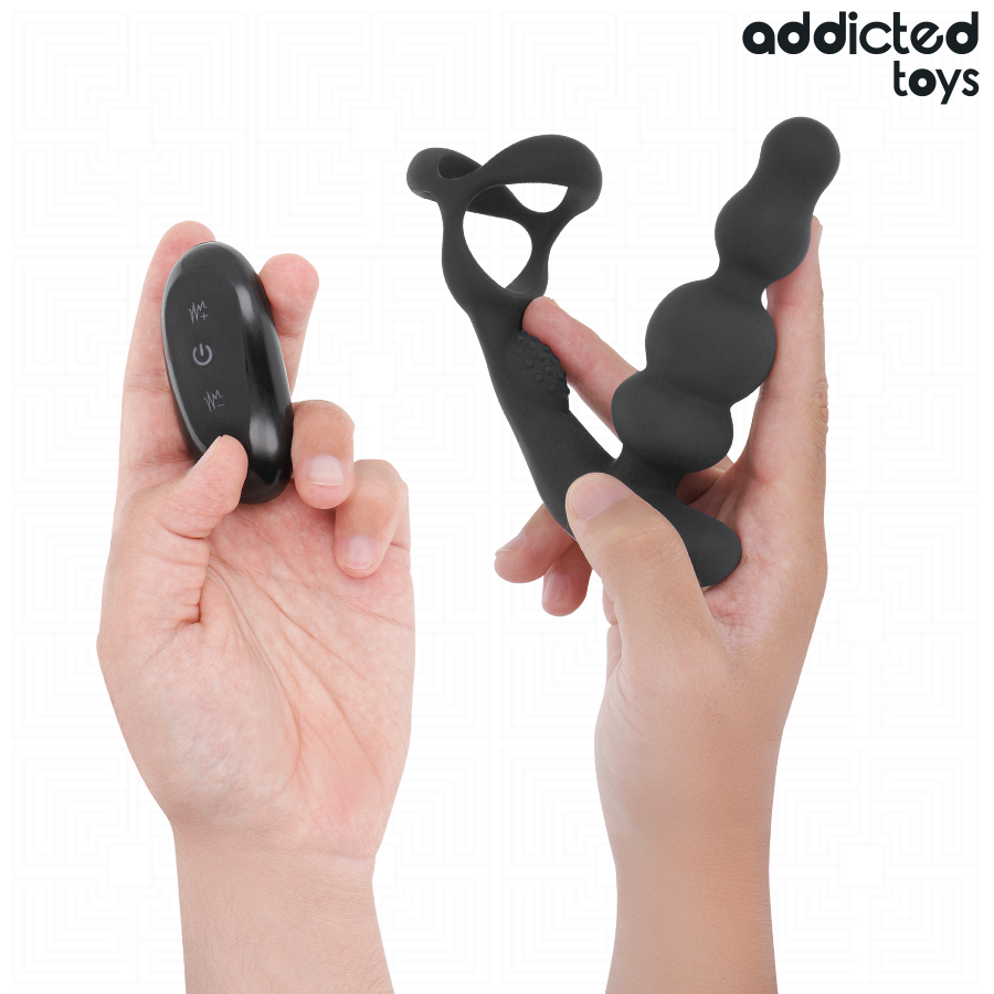ADDICTED TOYS - MASSAGGIATORE PROSTATICO ROTANTE CON TELECOMANDO – Speciale prostatico – foto 2