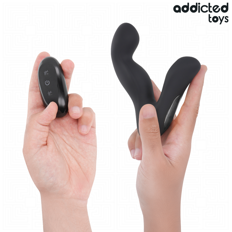 ADDICTED TOYS - MASSAGGIATORE PROSTATICO OSCILLANTE CON TELECOMANDO IN MODALITÀ PULSAZIONE – Speciale prostatico – foto 3