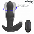 ADDICTED TOYS - TAPPO ANALE ROTANTE E VIBRANTE CON TELECOMANDO – Vibratori anali
