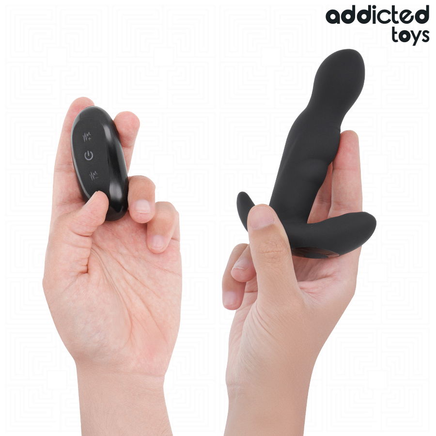 ADDICTED TOYS - TAPPO ANALE ROTANTE E VIBRANTE CON TELECOMANDO – Vibratori anali – foto 3