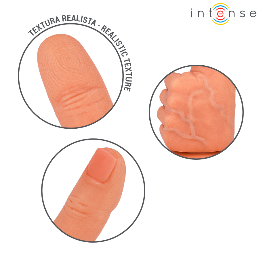 INTENSE - BENDER STIMOLATORE PUNTO G FLESSIBILE MANO 11,3 CM – Dildo con punto G – foto 7