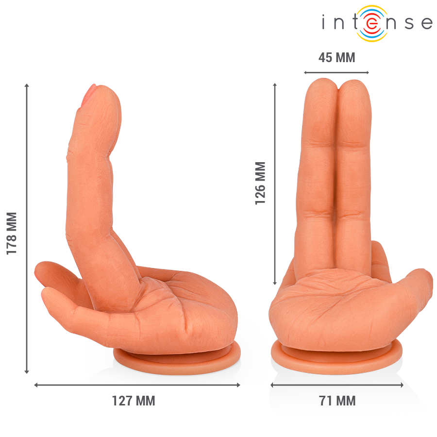 INTENSE - LEELA STIMOLATORE PUNTO G FLESSIBILE MANO 12,6 CM – Dildo con punto G – foto 2