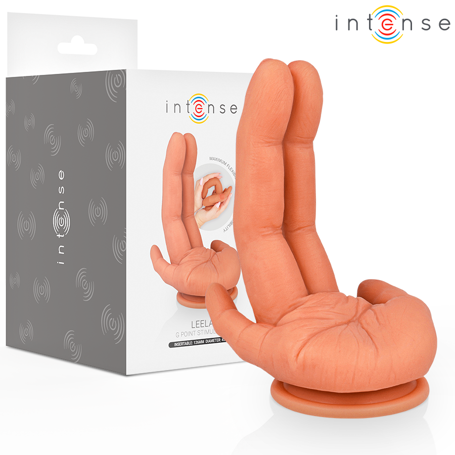 INTENSE - LEELA STIMOLATORE PUNTO G FLESSIBILE MANO 12,6 CM – Dildo con punto G