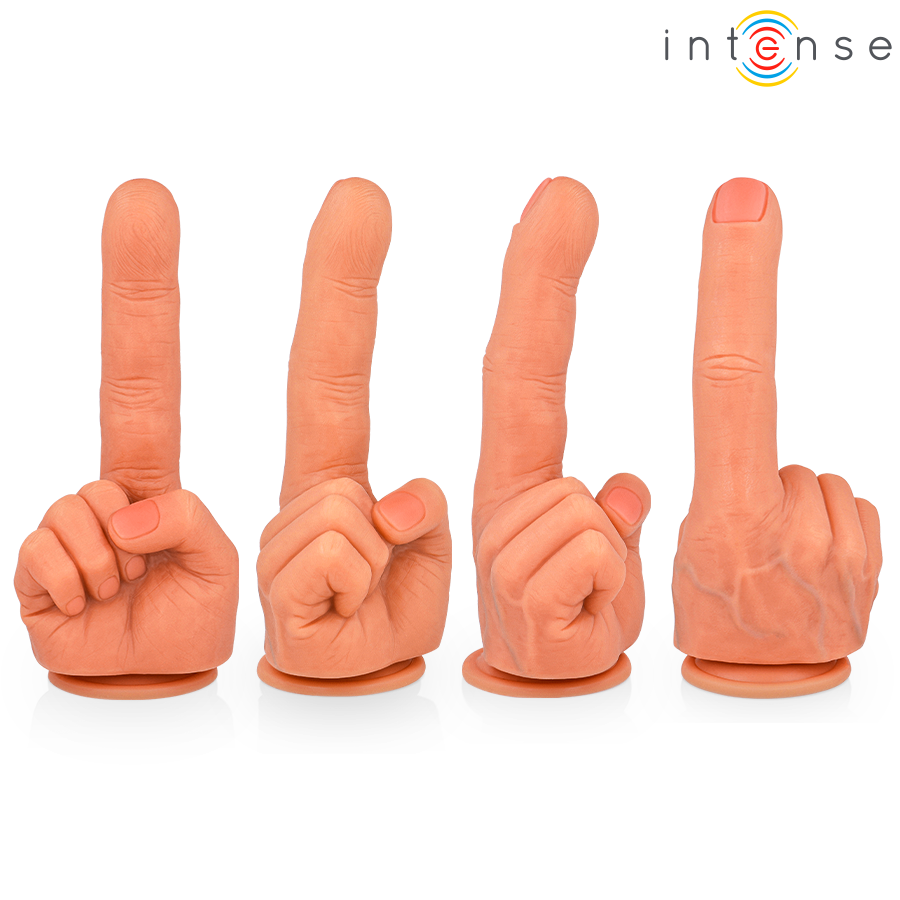 INTENSE - HUBERT STIMOLATORE PUNTO G FLESSIBILE MANO 14,2 CM – Dildo con punto G – foto 6