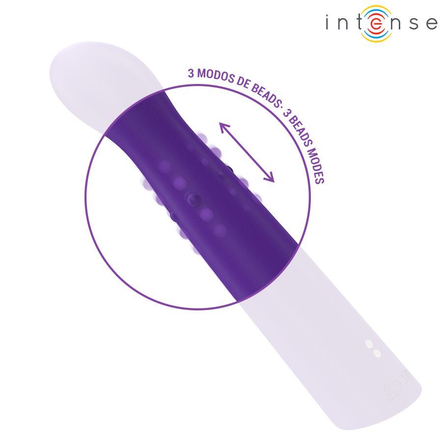INTENSE - HELENA BEADS VIBRATORE OSCILLANTE SU E GIÙ 13,5 CM – Classici vibratori anali o vaginali – foto 4