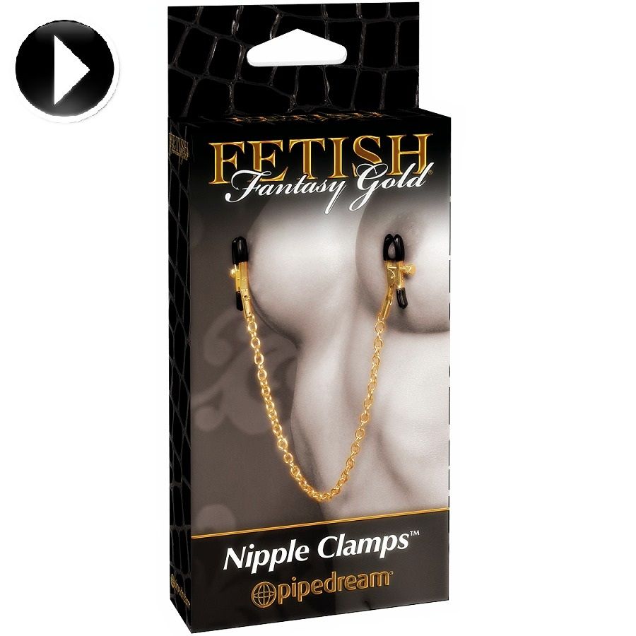 FETISH FANTASY GOLD - PINZE PER CAPEZZOLI – Morsetti per capezzoli per sadomasochismo – foto 4