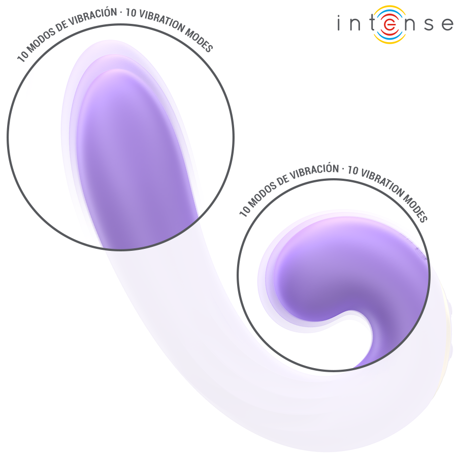 INTENSE - STIMOLATORE CLITORIDEO A DOPPIA VIBRAZIONE MERYL – Succhiare la vagina / il clitoride – foto 7