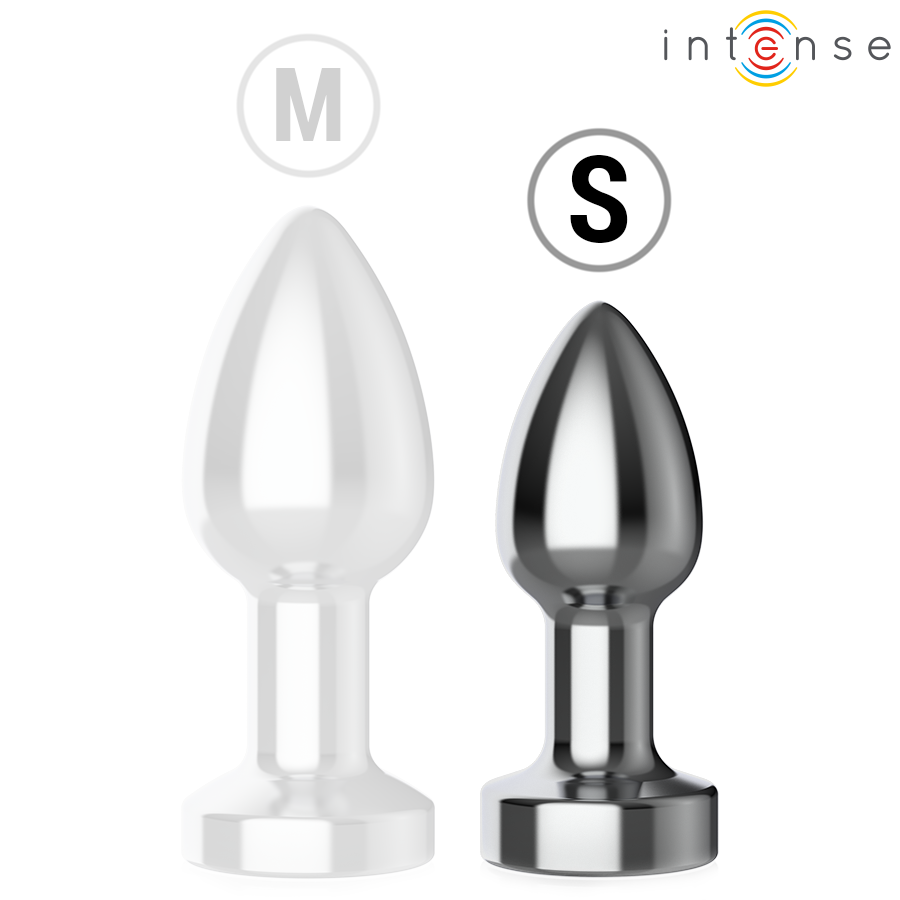 INTENSE - PLUG ANALE VIBRANTE IN METALLO CON LUCI LED E TELECOMANDO - TAGLIA S – Vibratori anali – foto 7
