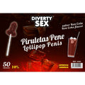 DIABLO GOLOSO - 50 LECCA LECCA AL PENE GUSTO RON COLA 10% ALCOOL – Divertenti prelibatezze alcoliche