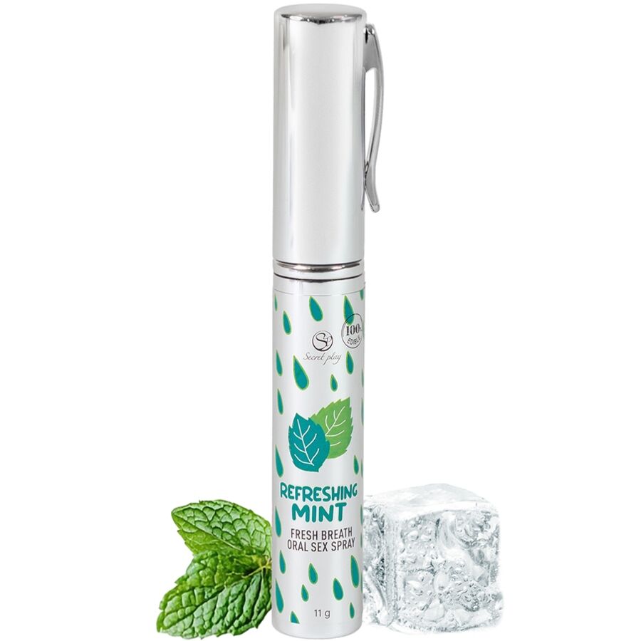 SECRETPLAY - SPRAY ORALE RINFRESCANTE ALLA MENTA – Per il sesso orale