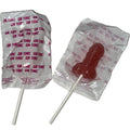 DIABLO GOLOSO - 1 LECCA-LECCA A FORMA DI PENE GIN TONIC GUSTO FRAGOLA 10% ALCOOL – Divertenti prelibatezze alcoliche