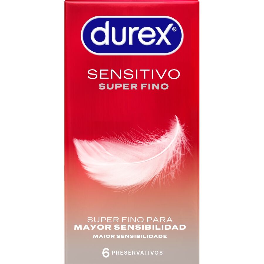 DUREX - SUPER SOTTILI SENSITIVE 6 UNITÀ – Sensibile