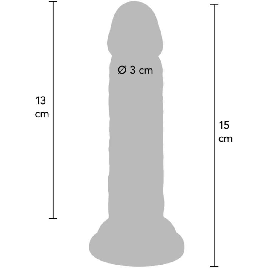 GET REAL - PENE REALISTICO DELUXE 15 CM – Peni realistici – foto 4