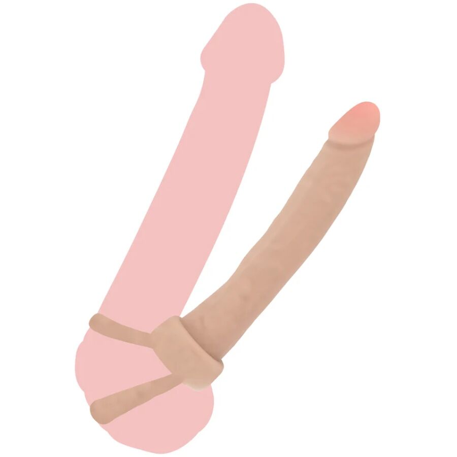 GET REAL - PENETRATORE ANALE IN SILICONE DOUBLE TROUBLE 16 CM – Dildo anali – foto 2