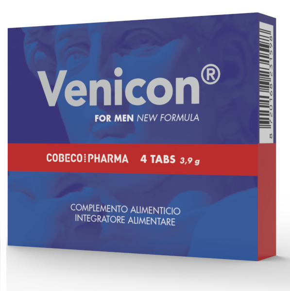 COBECO - VENICON PER UOMO 4 COMPRESSE – Pillole per uomini