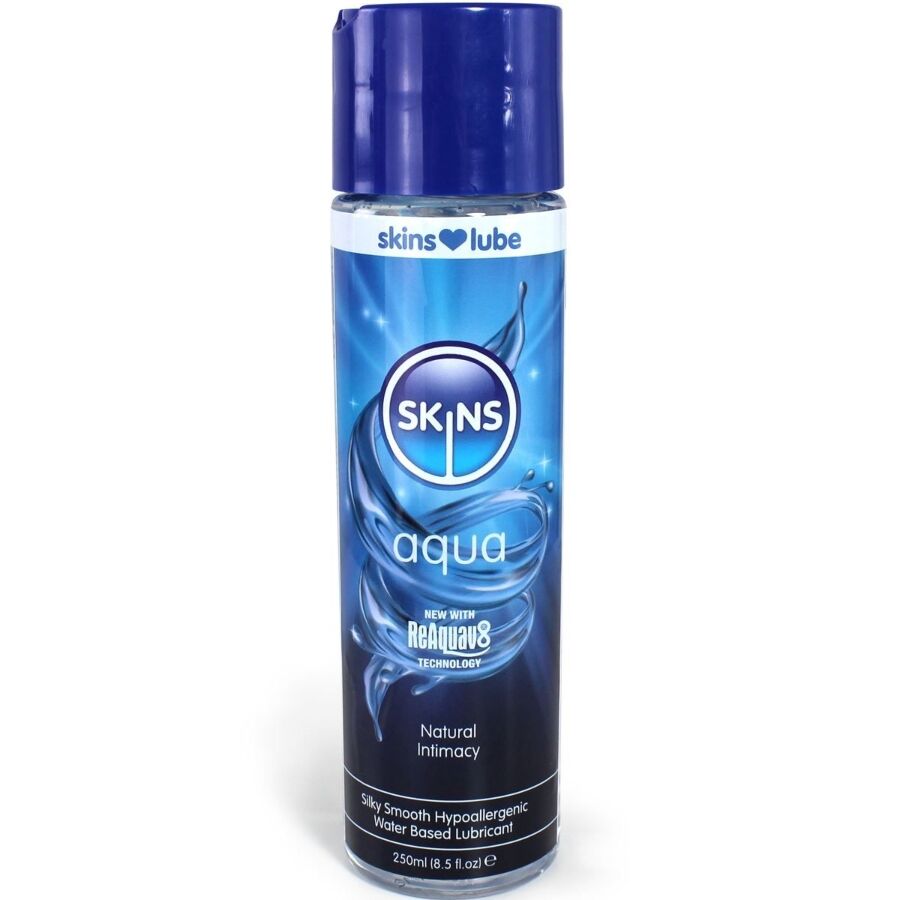 SKINS - AQUA LUBRIFICANTE A BASE D'ACQUA 250 ML – A base d'acqua