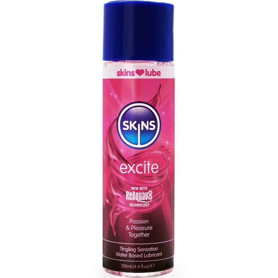 SKINS - EXCITE LUBRIFICANTE A BASE D'ACQUA 130 ML – A base d'acqua