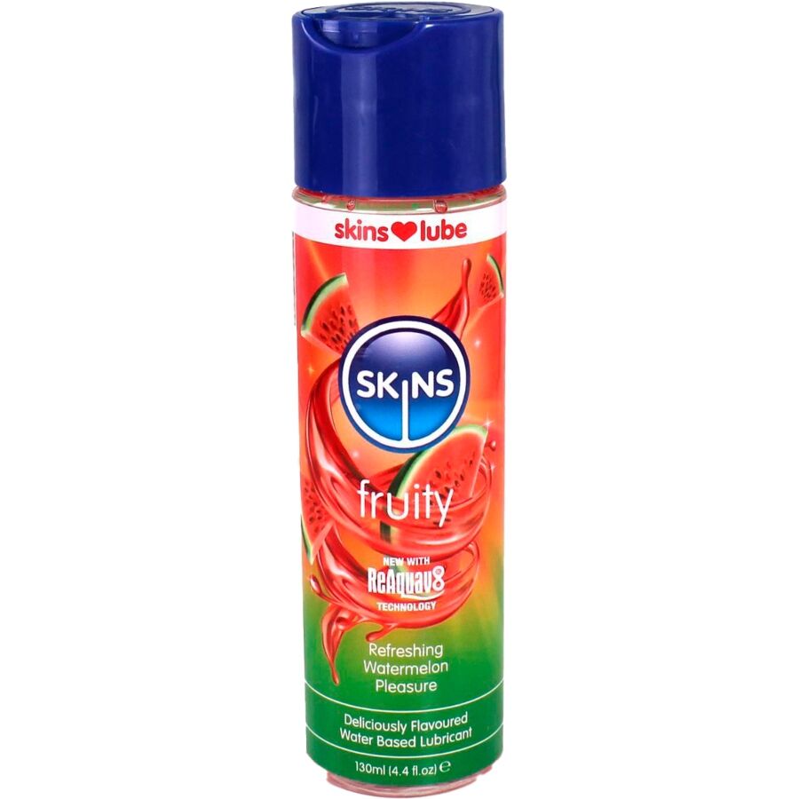 SKINS - LUBRIFICANTE FRUTTATO A BASE D'ACQUA ANGURIA 130 ML – Con sapori deliziosi