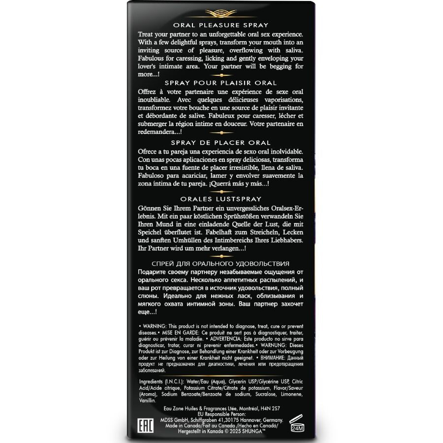 SHUNGA - WAVES PLEASURE SPRAY ORALE SEDUCENTE FRUTTI ESOTICI 20 ML – Per il sesso orale – foto 4