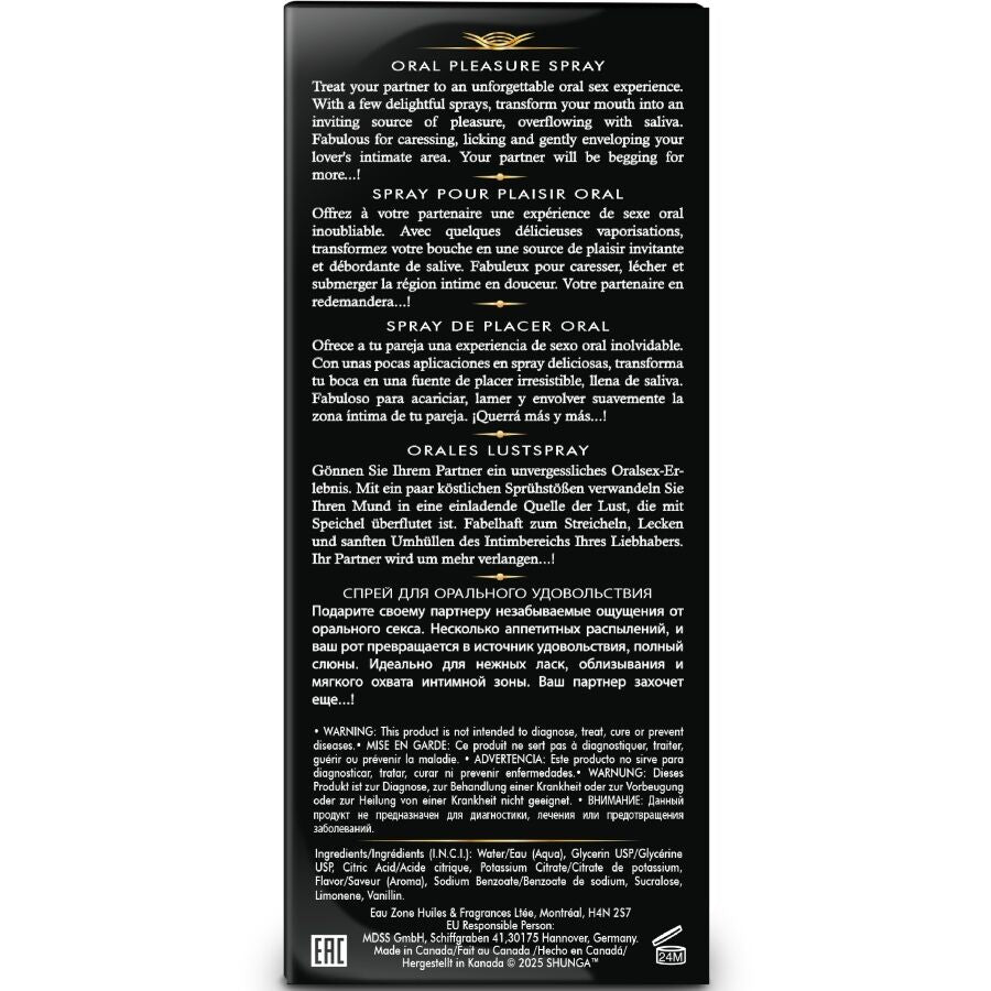 SHUNGA - WAVES SPRAY ORALE PER IL PIACERE SEDUCENTE ALL'ANGURIA 20 ML – Per il sesso orale – foto 4
