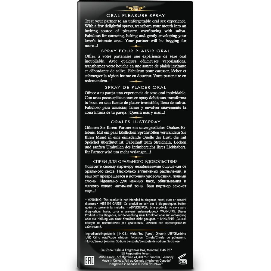 SHUNGA - WAVES PLEASURE SPRAY ORALE SEDUCENTE FRAGOLA 20 ML – Per il sesso orale – foto 4
