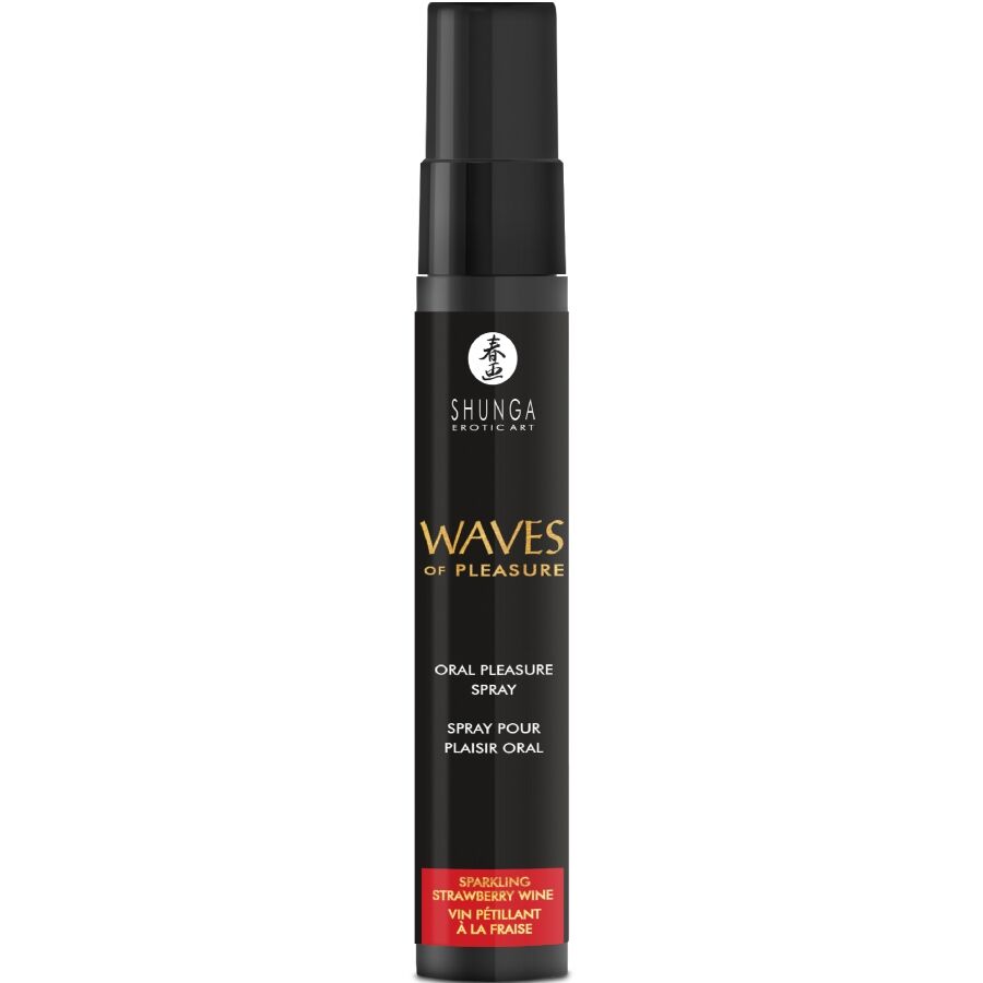 SHUNGA - WAVES PLEASURE SPRAY ORALE SEDUCENTE FRAGOLA 20 ML – Per il sesso orale – foto 2