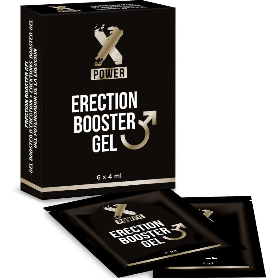 XPOWER - GEL BOOSTER PER LEREZIONE 6 X 4 ML – Aumento dell'erezione