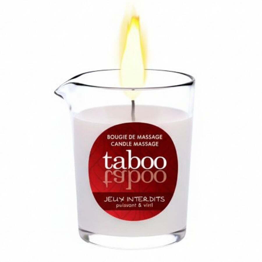 RUF - TABOO CANDELA DA MASSAGGIO PER LUI JEUX INTERDITS PROFUMO LICHENE SELVATICO – Candele da massaggio – foto 2