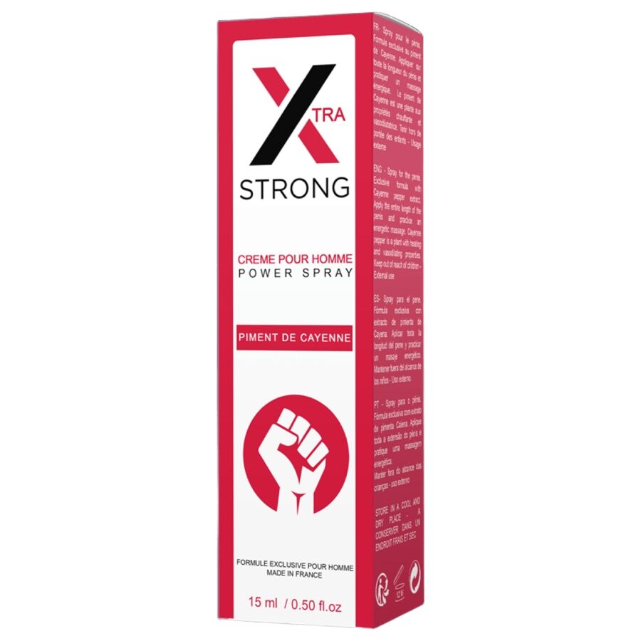 RUF - X STRONG SPRAY POTENTE PER IL PENE 15 ML – Aumento dell'erezione – foto 2