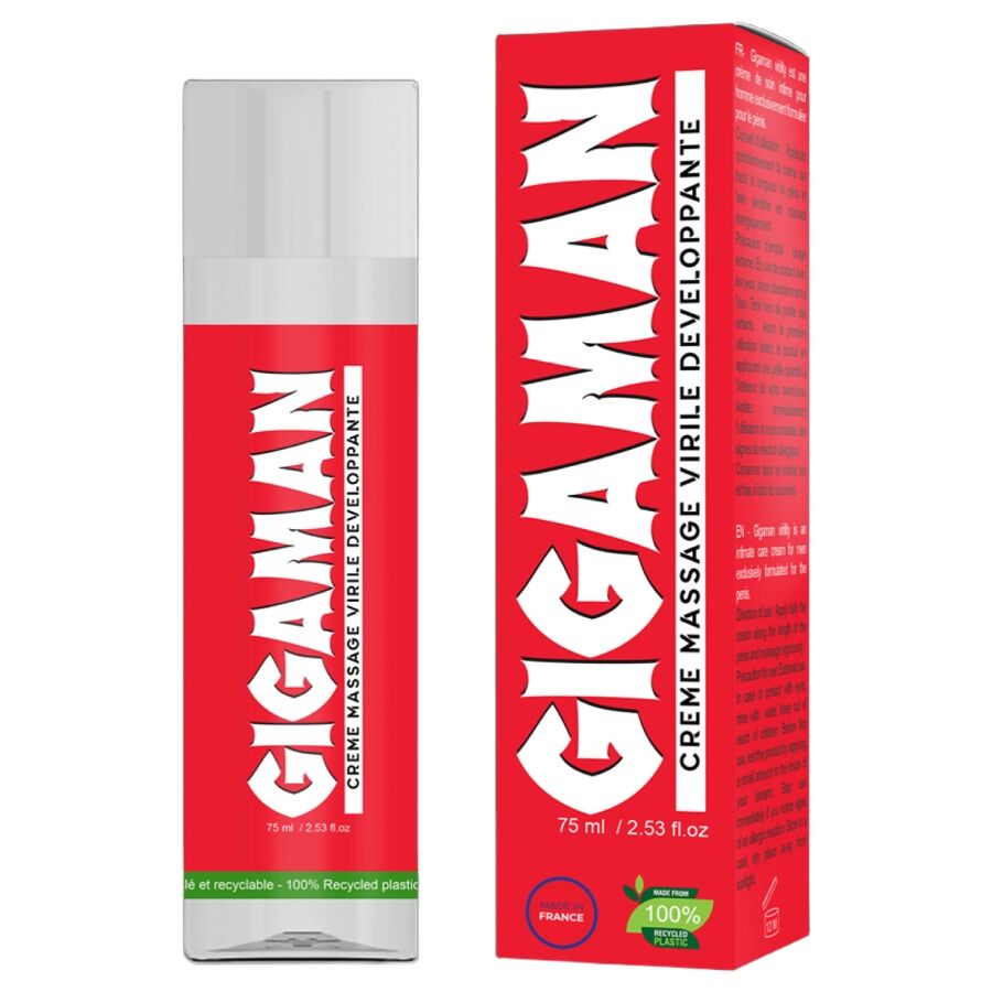 RUF - GIGAMAN CREMA PER AUMENTARE LA VIRILITÀ 100 ML – Aumento dell'erezione