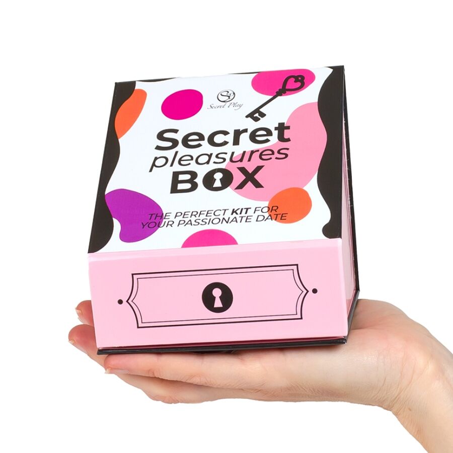 SECRET PLAY - PLEASURES BOX PER COPPIE: DADI + PROIETTILE VIBRANTE + PENNA CON PIUMA – Giochi di coppia – foto 4