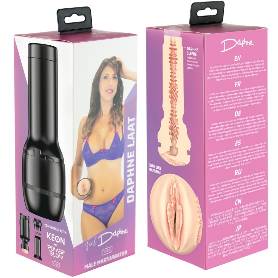 KIIROO - FEEL DAPHNE LAAT STARS COLLECTION STROKERS POWERBLOW COMPATIBILE – Stelle porno vagine – foto 2