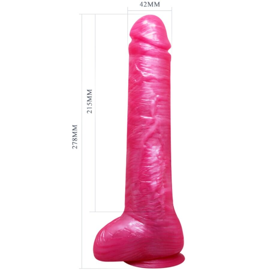 BAILE - DONG DILDO ROSA REALISTICO CON VENTOSA – Falli senza vibrazioni – foto 5