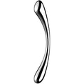 SATISFYER - DILDO A DOPPIA ESTREMITÀ IN ACCIAIO INOX COSMIC CREST 1 – Dildo con punto G