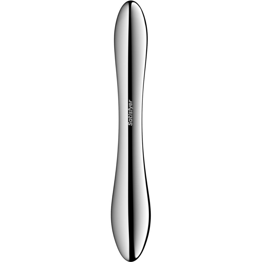 SATISFYER - DILDO A DOPPIA ESTREMITÀ IN ACCIAIO INOX PURE GRAVITY 1 – Dildo con punto G – foto 4