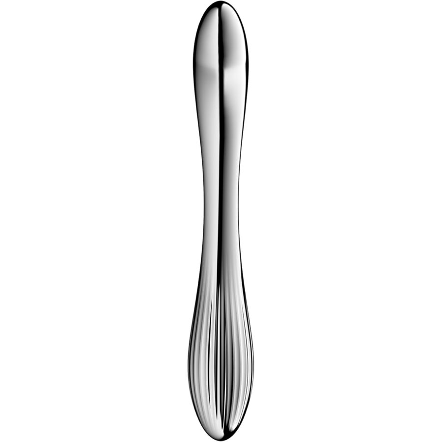 SATISFYER - DILDO A DOPPIA ESTREMITÀ IN ACCIAIO INOX PURE GRAVITY 1 – Dildo con punto G – foto 2