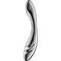 SATISFYER - DILDO A DOPPIA ESTREMITÀ IN ACCIAIO INOX PURE GRAVITY 3 – Dildo con punto G