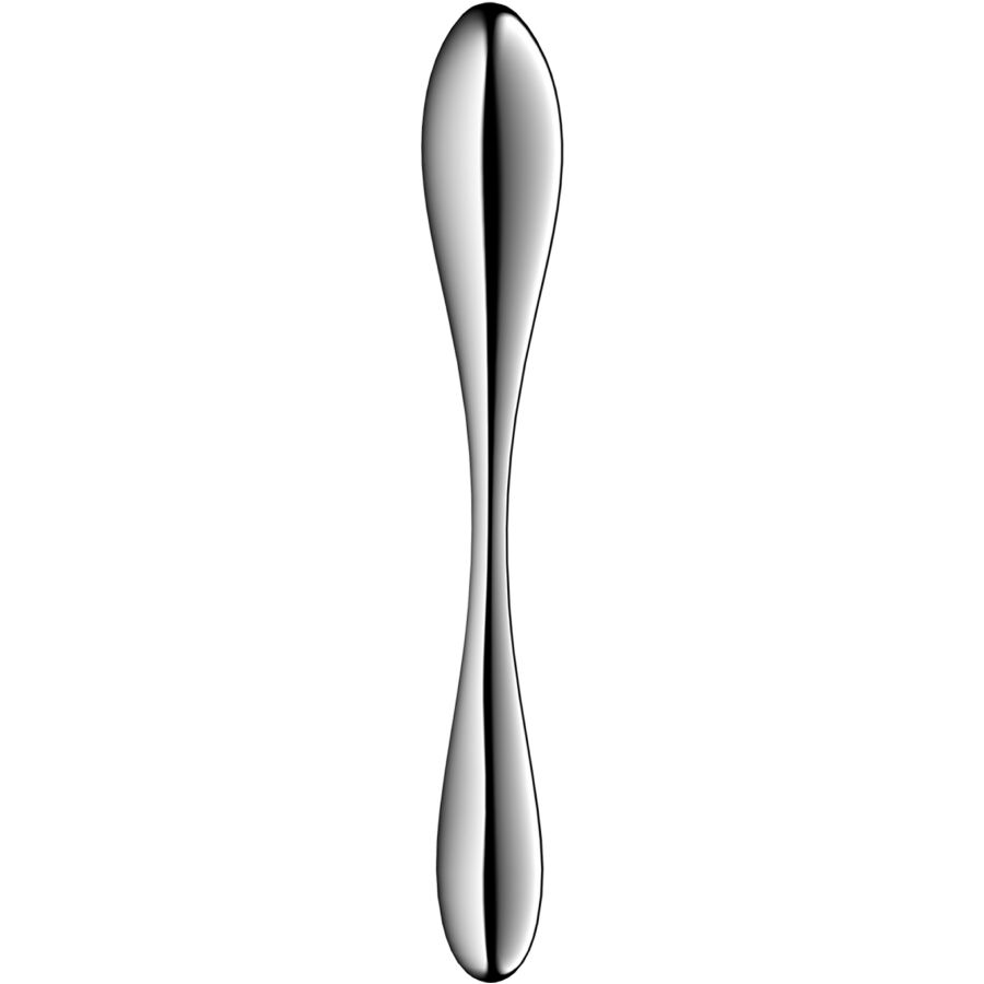 SATISFYER - DILDO A DOPPIA ESTREMITÀ IN ACCIAIO INOX STAR FORCE 3 – Dildo con punto G – foto 2