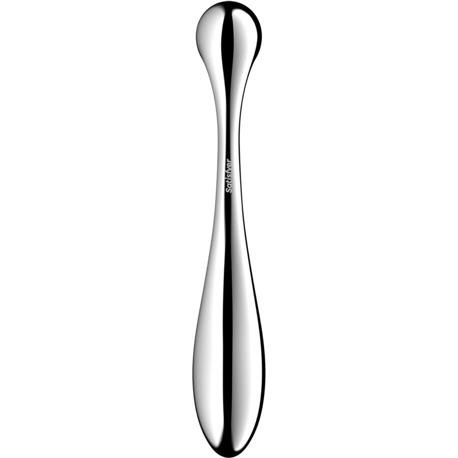 SATISFYER - DILDO A DOPPIA ESTREMITÀ IN ACCIAIO INOX STAR FORCE 4 – Dildo con punto G – foto 4