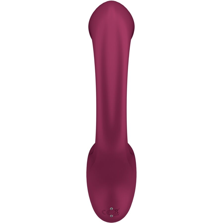 SATISFYER - G PER DEA 2 VIBRATORE CONIGLIO BOTTIGLIA BORDEAUX – Vibratori di coniglio – foto 5