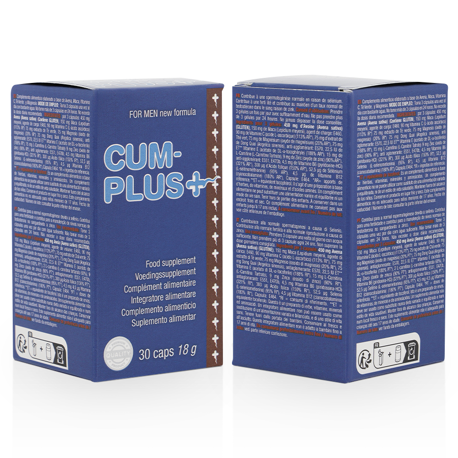 COBECO - CUM PLUS 30 COMPRESSE - OVEST – Booster del volume dello sperma – foto 3