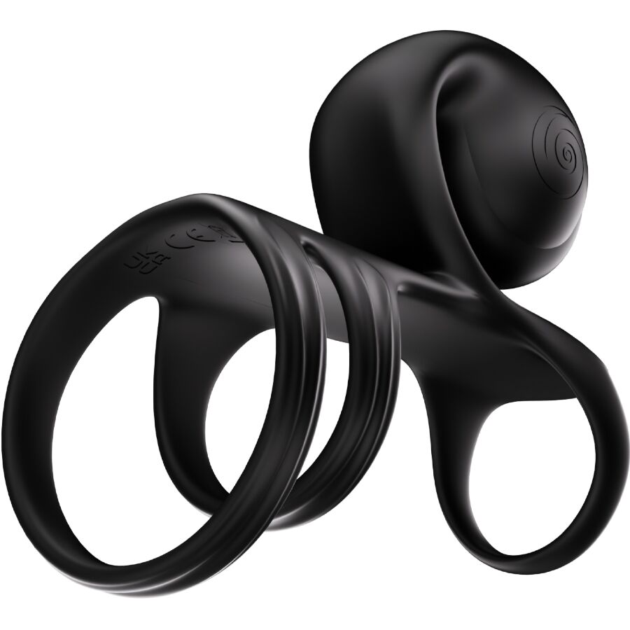 SNAIL VIBE - JOVI ARC COUPLE RING TELECOMANDO NERO – Cockring con vibrazione – foto 4