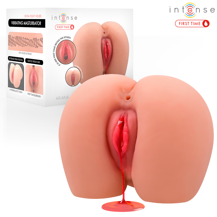 INTENSE FIRST TIME - ARIANA VIRGIN VIBRATORE MASTURBATORE CON SANGUINAMENTO – Vagine con vibrazione – foto 2