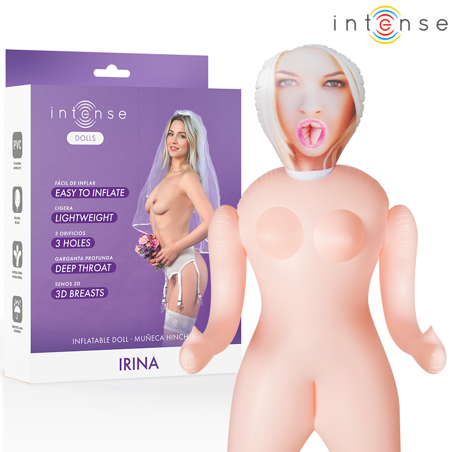 INTENSE DOLLS - IRINA BAMBOLA GONFIABILE CON TRE ORIFIZI – Bambole gonfiabili
