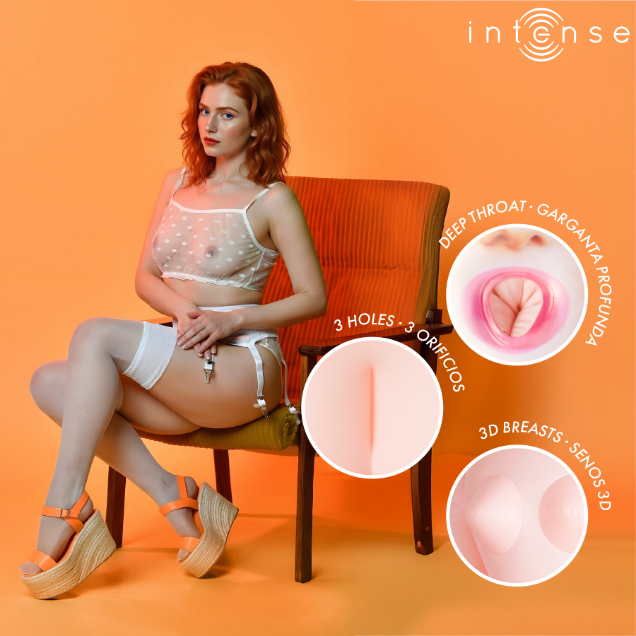 INTENSE DOLLS - SCARLETT BAMBOLA GONFIABILE CON TRE ORIFIZI – Bambole gonfiabili – foto 4